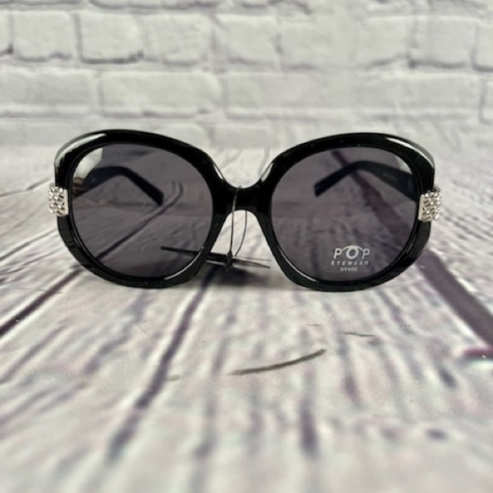 BN Eye Pop Eyewear Sunglasses Leopard, Black & Aqua W/Embellishments Various - Picture 7 of 11